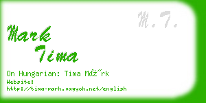 mark tima business card